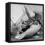 America's Cup Contender Weatherly Racing-George Silk-Framed Stretched Canvas