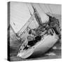 America's Cup Contender Weatherly Racing-George Silk-Stretched Canvas