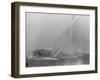 America's Cup Contenders Vim and Easterner Nearing the Turning Buoy-null-Framed Photographic Print