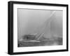 America's Cup Contenders Vim and Easterner Nearing the Turning Buoy-null-Framed Photographic Print