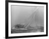 America's Cup Contenders Vim and Easterner Nearing the Turning Buoy-null-Framed Photographic Print