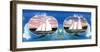 America's Cup III - Maritime Museum-null-Framed Art Print