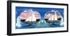 America's Cup III - Maritime Museum-null-Framed Art Print