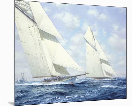 America's Cup IV-Roy Cross-Mounted Giclee Print
