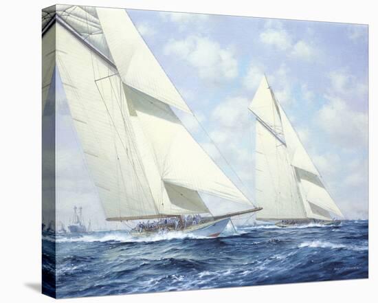 America's Cup IV-Roy Cross-Stretched Canvas