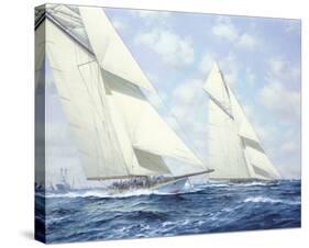 America's Cup IV-Roy Cross-Stretched Canvas