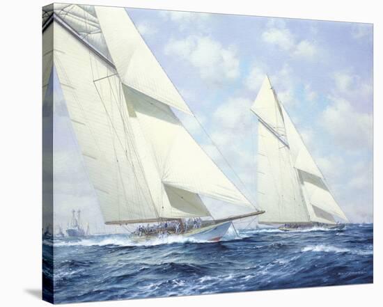 America's Cup IV-Roy Cross-Stretched Canvas