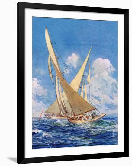 "America's Cup Race,"September 20, 1930-Anton Otto Fischer-Framed Premium Giclee Print