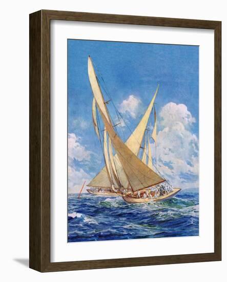 "America's Cup Race,"September 20, 1930-Anton Otto Fischer-Framed Giclee Print