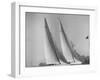 America's Cup Racing Boats Columbia and Sceptre-George Silk-Framed Photographic Print