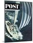 "America's Cup," Saturday Evening Post Cover, August 22, 1964-John Zimmerman-Mounted Premium Giclee Print