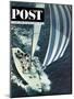 "America's Cup," Saturday Evening Post Cover, August 22, 1964-John Zimmerman-Mounted Giclee Print