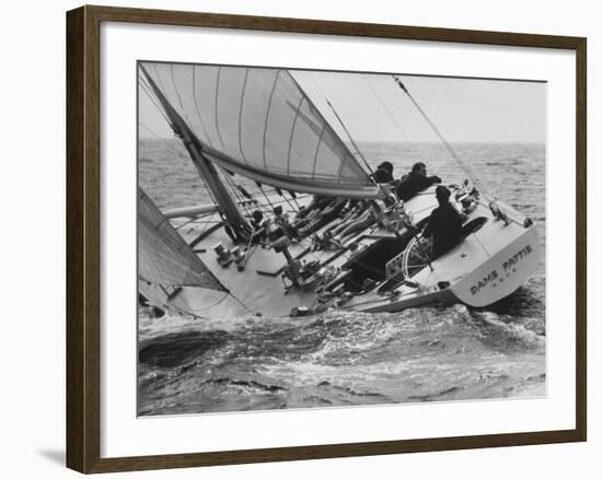 America's Cup Trials-null-Framed Photographic Print