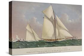 America's Cup Yacht Race 1886-null-Stretched Canvas