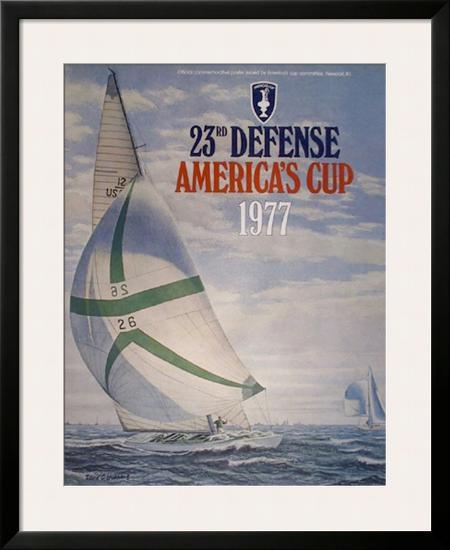 America's Cup-David Lockhart-Framed Art Print