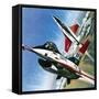 America's Deadly Dogfighter, the Yf - 16-Wilf Hardy-Framed Stretched Canvas