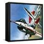 America's Deadly Dogfighter, the Yf - 16-Wilf Hardy-Framed Stretched Canvas