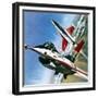 America's Deadly Dogfighter, the Yf - 16-Wilf Hardy-Framed Giclee Print