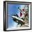 America's Deadly Dogfighter, the Yf - 16-Wilf Hardy-Framed Premium Giclee Print