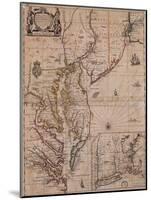 America's East Coast, 1679-Science Source-Mounted Giclee Print