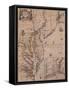 America's East Coast, 1679-Science Source-Framed Stretched Canvas