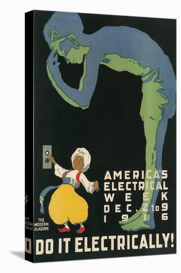America's Electical Week Poster-null-Stretched Canvas