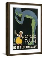 America's Electical Week Poster-null-Framed Art Print