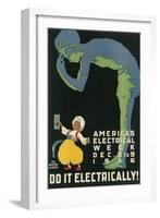 America's Electical Week Poster-null-Framed Art Print