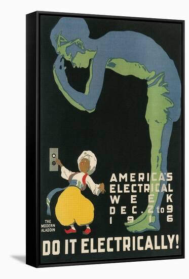 America's Electical Week Poster-null-Framed Stretched Canvas