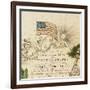 America's First National Map, 1784-Abel Buell-Framed Giclee Print