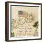 America's First National Map, 1784-Abel Buell-Framed Giclee Print