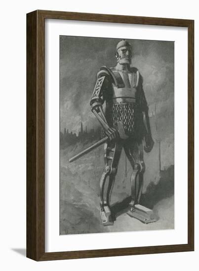 America's Frankenstein - the Iron Man-Charles Mills Sheldon-Framed Giclee Print