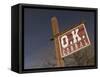 America's Gunfight Capital, OK Corral Sign, Tombstone, Arizona, USA-Walter Bibikow-Framed Stretched Canvas