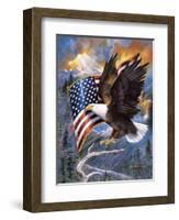 America's Pride-Unknown Manning-Framed Art Print