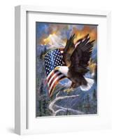 America's Pride-Unknown Manning-Framed Art Print
