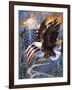 America's Pride-Unknown Manning-Framed Art Print