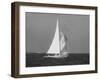 America's Racing Boat Entry Columbia in the America Cup-null-Framed Photographic Print