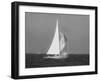 America's Racing Boat Entry Columbia in the America Cup-null-Framed Photographic Print