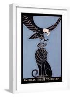 America's Tribute to Britain-Frederic G. Cooper-Framed Art Print
