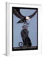 America's Tribute to Britain-Frederic G. Cooper-Framed Art Print