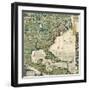 America Septentrionalis A Map of the British Empire in America, c.1733-Henry Popple-Framed Art Print