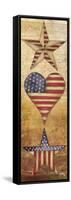 America Stars I-Elizabeth Medley-Framed Stretched Canvas