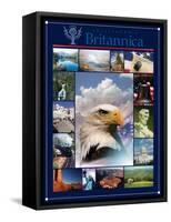 America the Beautiful-Encyclopaedia Britannica-Framed Stretched Canvas