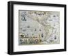 America-Gerardus Mercator-Framed Premium Giclee Print