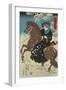 America-Ando Hiroshige-Framed Art Print