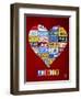 America-Design Turnpike-Framed Giclee Print