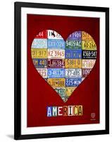 America-Design Turnpike-Framed Giclee Print
