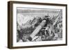 American 14 Inch Railway Gun, Meuse-Argonne Offensive, France, 1918-null-Framed Giclee Print