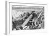 American 14 Inch Railway Gun, Meuse-Argonne Offensive, France, 1918-null-Framed Giclee Print