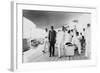 American Actor and Film Director Douglas Fairbanks, Sr on Board HMS Malaya, Venice, Italy 1938-null-Framed Giclee Print